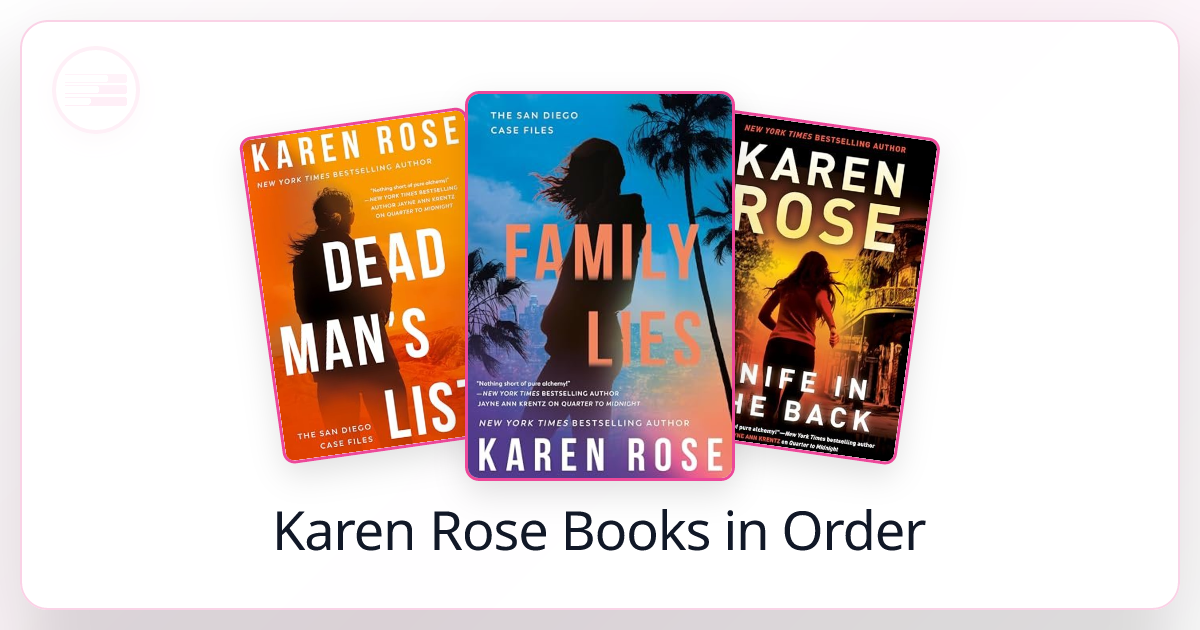 Karen Rose Books In Order