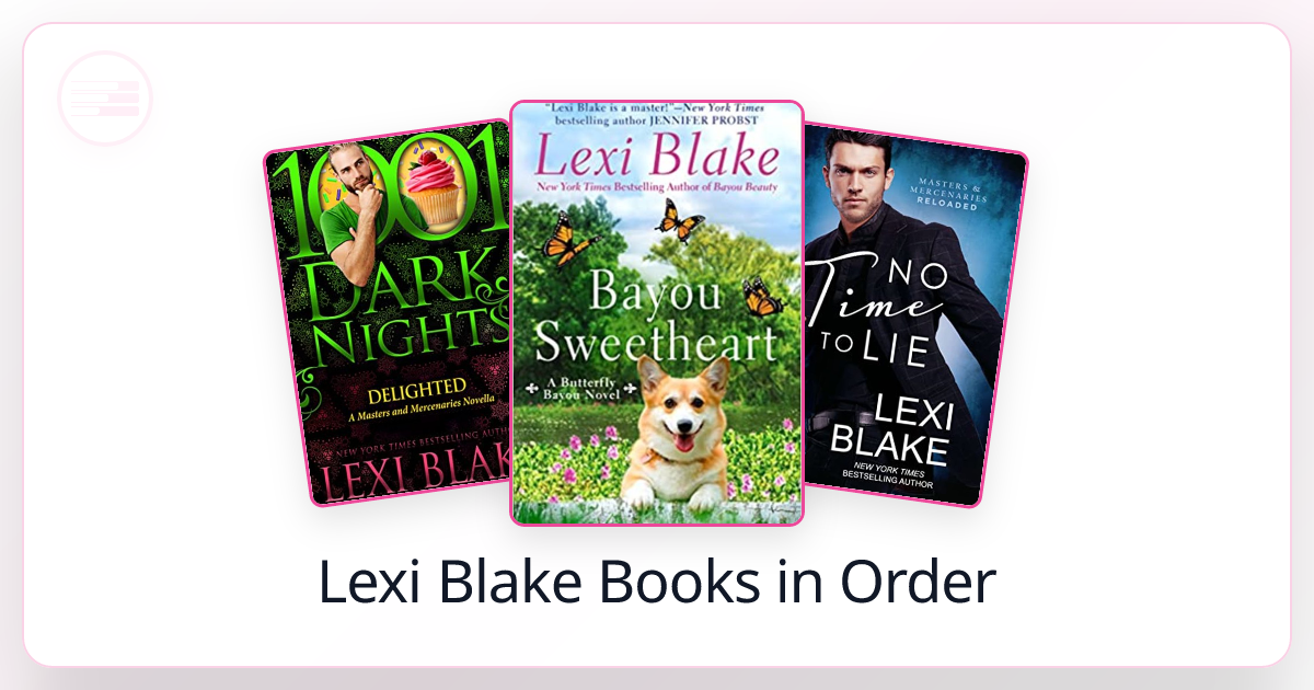 Exciting Lexi Blake Books In Order Photos
