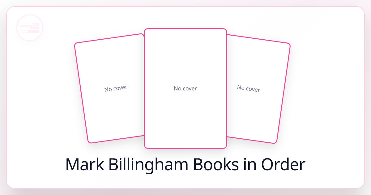 All 33 Mark Billingham Books in Order (2026)